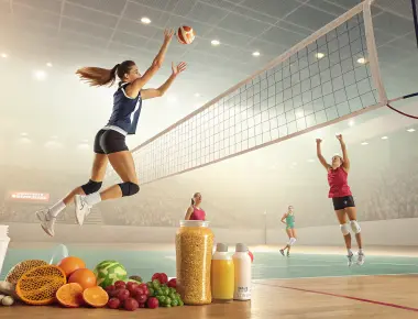 Ditch the Pasta: Energize Your Volleyball Game Strategically